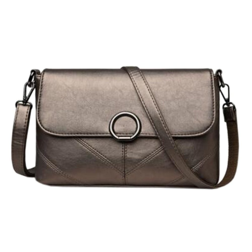 Elegant Pu Leather Handbag Crossbody Bag Practical Shoulder Bag Purse Tote